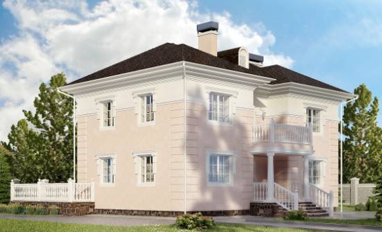 155-005-Л Проект двухэтажного дома, недорогой коттедж из пеноблока Партизанск | Проекты домов от House Expert