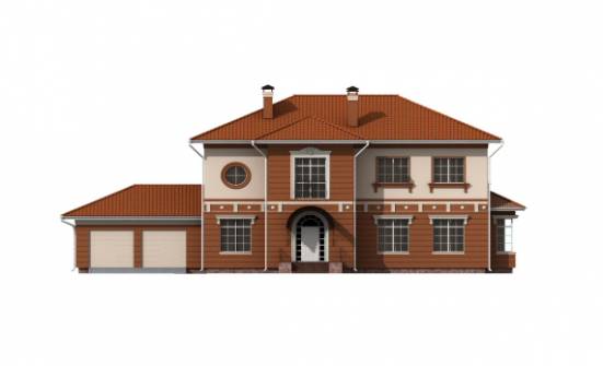 285-001-Л Проект двухэтажного дома, гараж, современный коттедж из кирпича Лесозаводск | Проекты домов от House Expert