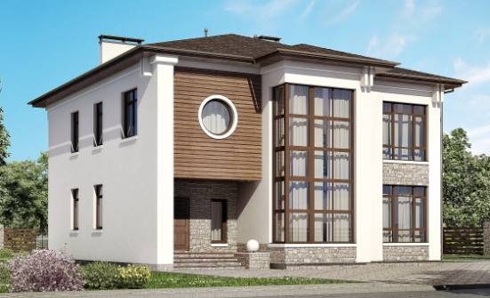 300-005-П Проект двухэтажного дома, большой загородный дом из кирпича Спасск-Дальний | Проекты домов от House Expert