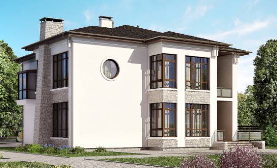 300-005-П Проект двухэтажного дома, большой загородный дом из кирпича Спасск-Дальний | Проекты домов от House Expert