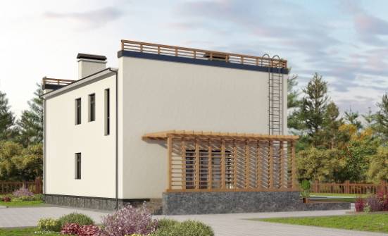 215-002-Л Проект двухэтажного дома, просторный загородный дом из твинблока Большой Камень | Проекты домов от House Expert