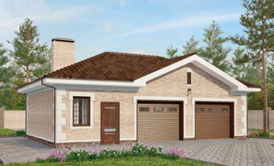070-005-П Проект гаража из кирпича Арсеньев | Проекты домов от House Expert