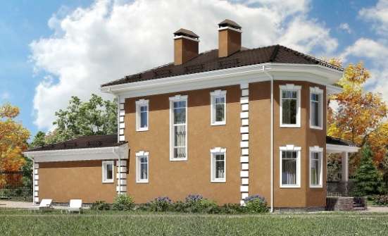 150-006-П Проект двухэтажного дома, гараж, классический домик из газосиликатных блоков Арсеньев | Проекты домов от House Expert