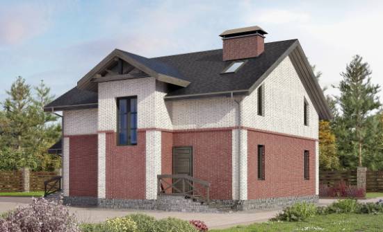 160-014-Л Проект двухэтажного дома, экономичный домик из арболита Находка | Проекты домов от House Expert
