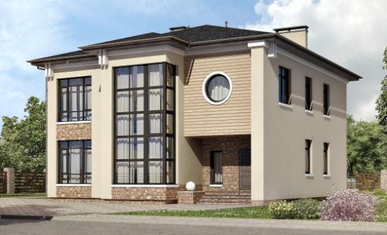 300-005-Л Проект двухэтажного дома, уютный дом из кирпича Артём | Проекты домов от House Expert