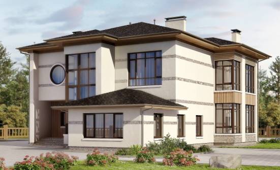 345-001-П Проект двухэтажного дома, уютный домик из пеноблока Владивосток | Проекты домов от House Expert